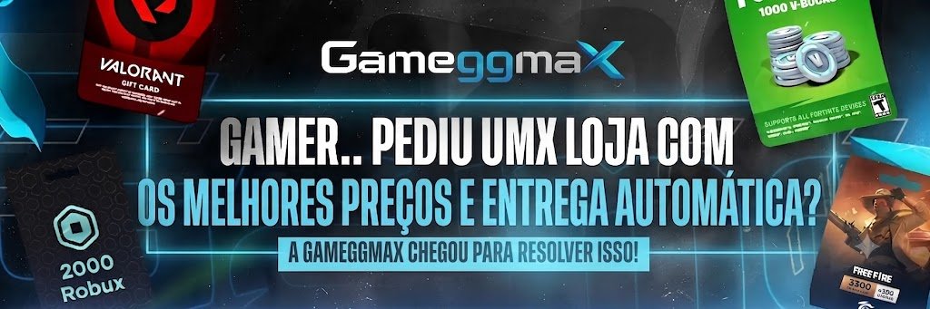 Gameggmax - Robux, V-Bucks, Diamantes e Valorant Points