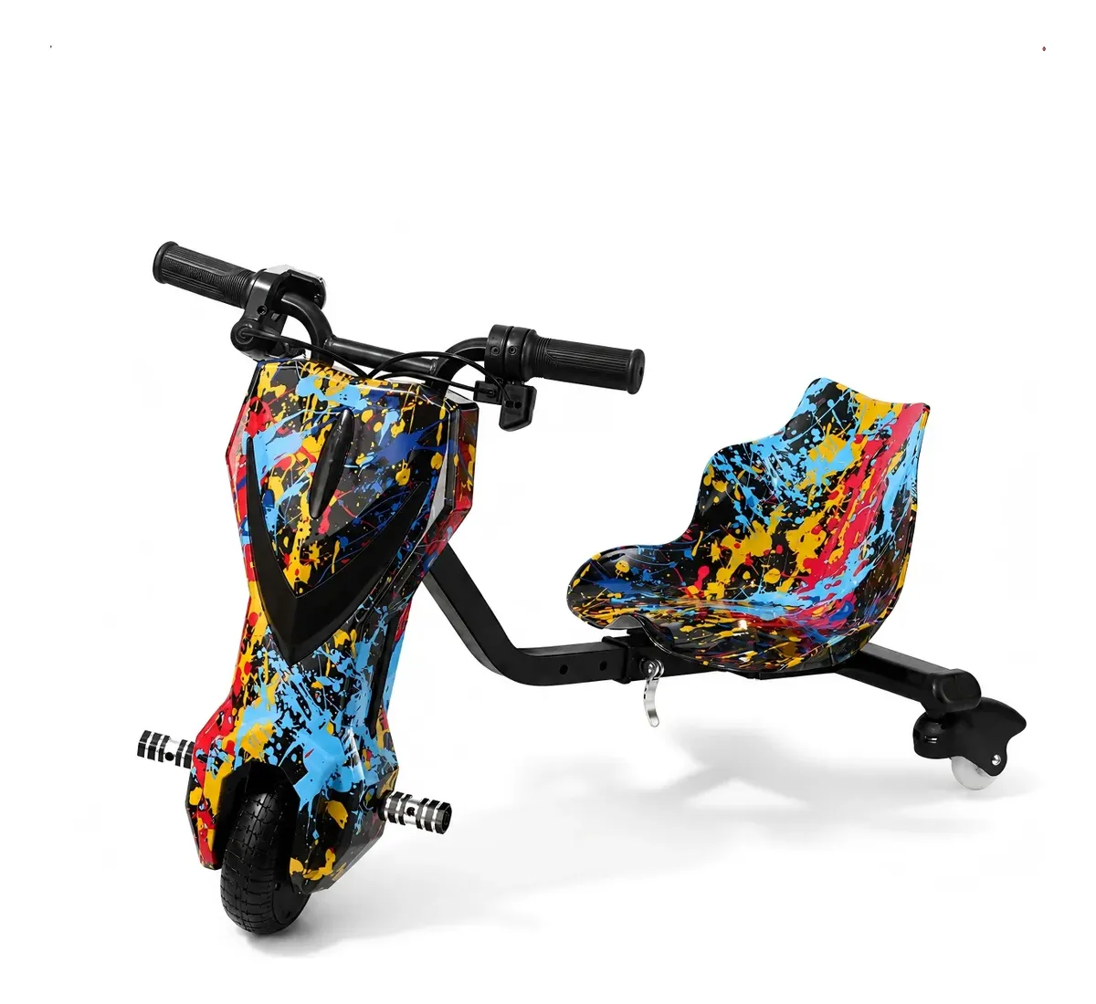 Triciclo Drift Elétrico 350w Bluetooth 100kg 3 Velocidades